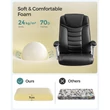 Songmics Ergonomikus irodai szék, állítható magasságú forgószék