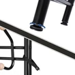 Bejárati Ruhafogas, Ruhaállvány cipőtárolóval 187cm, fekete