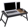 Laptop állvány, Reggelizőtálca, összecsukható bambusz lábakkal