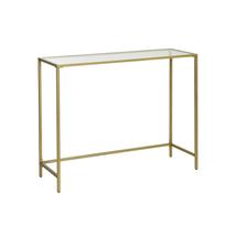 Modern konzolasztal 100 x 35 x 80 cm, arany