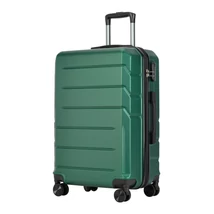 BONTOUR “SPINNER” közepes Duplakerekes Gurulós bőrönd, Zöld