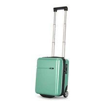 Bontour 40x30x20cm kabinbőrönd, WIZZ AIR felvihető kézipoggyász, Púderzöld
