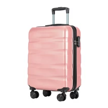 BONTOUR "WAVE" 4 Kerekes Kabin Bőrönd 55x39x20cm Rosegold