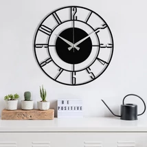 Dekoratív fém falióra, Enzoclock - S011