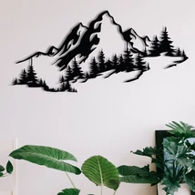 Fém fali dekoráció, Mountain 3