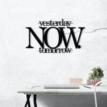 Fém fali dekoráció, Now