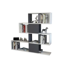 könyvespolc Karlin - White, Anthracite