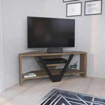 TV szekrény Karin - Walnut, Black