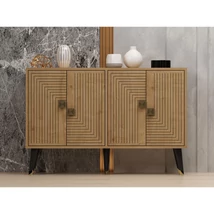 Konzolasztal Ahart - Sapphire Oak, Arany