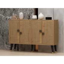 Konzolasztal Ahart - Sapphire Oak, Arany