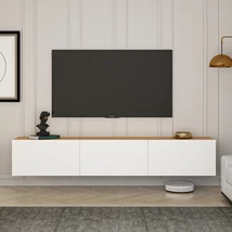 TV szekrény West - White, Atlantic Pine