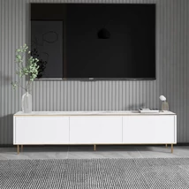 TV szekrény Imaj - Marble, White