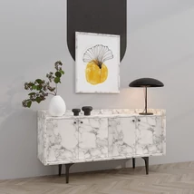 Konzolasztal Navi - Carrara Marble