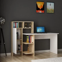 Íróasztal Bugra - White, Oak