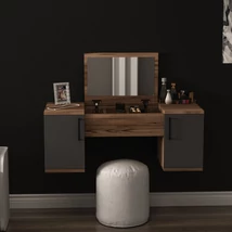 Fésülködő asztal Mercan - Light Walnut, Anthracite