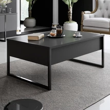 Dohányzóasztal Luxe - Anthracite, Black