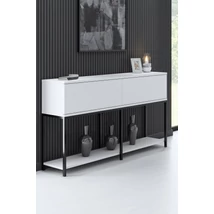 Konzolasztal Lord - Black, White