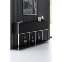 Konzolasztal Lord - Black, Silver