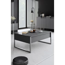Dohányzóasztal Luxe - Anthracite, Silver