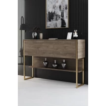 Komód Luxe - Gold, Walnut