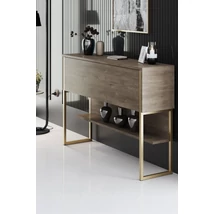 Komód Luxe - Gold, Walnut