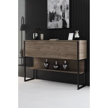 Komód Luxe - Black, Walnut