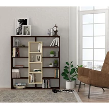 könyvespolc Ample - Birch, Wenge