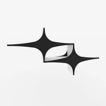 Fali polc Susen 2 - Black