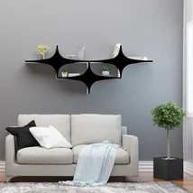 Fali polc Susen 3 - Black