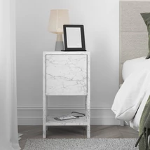 Éjjeliszekrény Ema - Carrara Marble