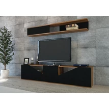 TV szekrény Taç - Walnut, Black