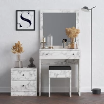Fésülködő asztal Nice - Carrara Marble