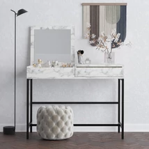 Fésülködő asztal Linda - Carrara Marble