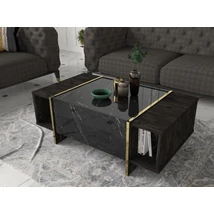 Dohányzóasztal Veyron - Black, Gold