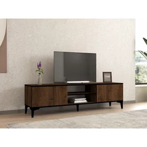 TV szekrény Erem - Walnut, Black