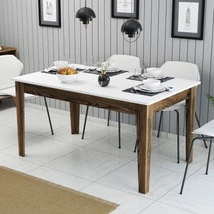 Étkező asztal Milan 514 - Walnut, White