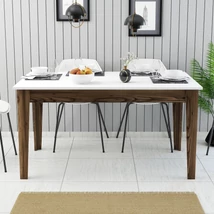 Étkező asztal Milan 514 - Walnut, White