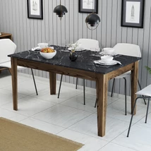 Étkező asztal Milan 518 - Walnut, Black
