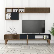 TV szekrény Milan TV - Diós, Antracit