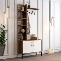 Előszobafal Viyana D - Walnut, White