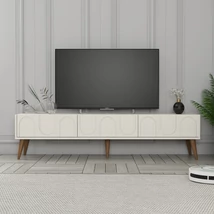 TV szekrény Lyon 44 - Krém, Diós