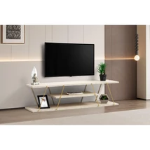 TV szekrény Canaz - Arany, Travertine