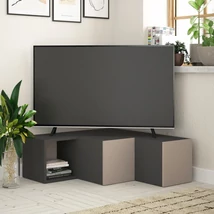 TV szekrény Compact - Anthracite, Light Mocha