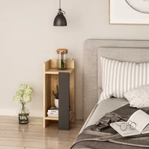 Éjjeliszekrény Elos left - Oak, Anthracite