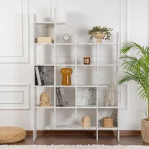 Könyvespolc Manco - Carrara Marble