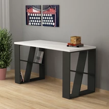 Íróasztal Honey - White, Anthracite