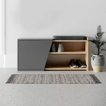 Cipőtároló Fiona - Oak, Anthracite
