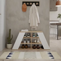 Cipőtároló Pyramid Shoe Bench - Oak, White