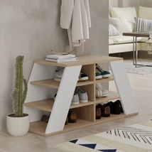 Cipőtároló Pyramid Shoe Bench - Oak, White