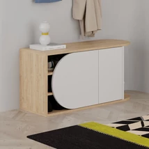 Cipőtároló Nova Shoe Bench - Oak, White